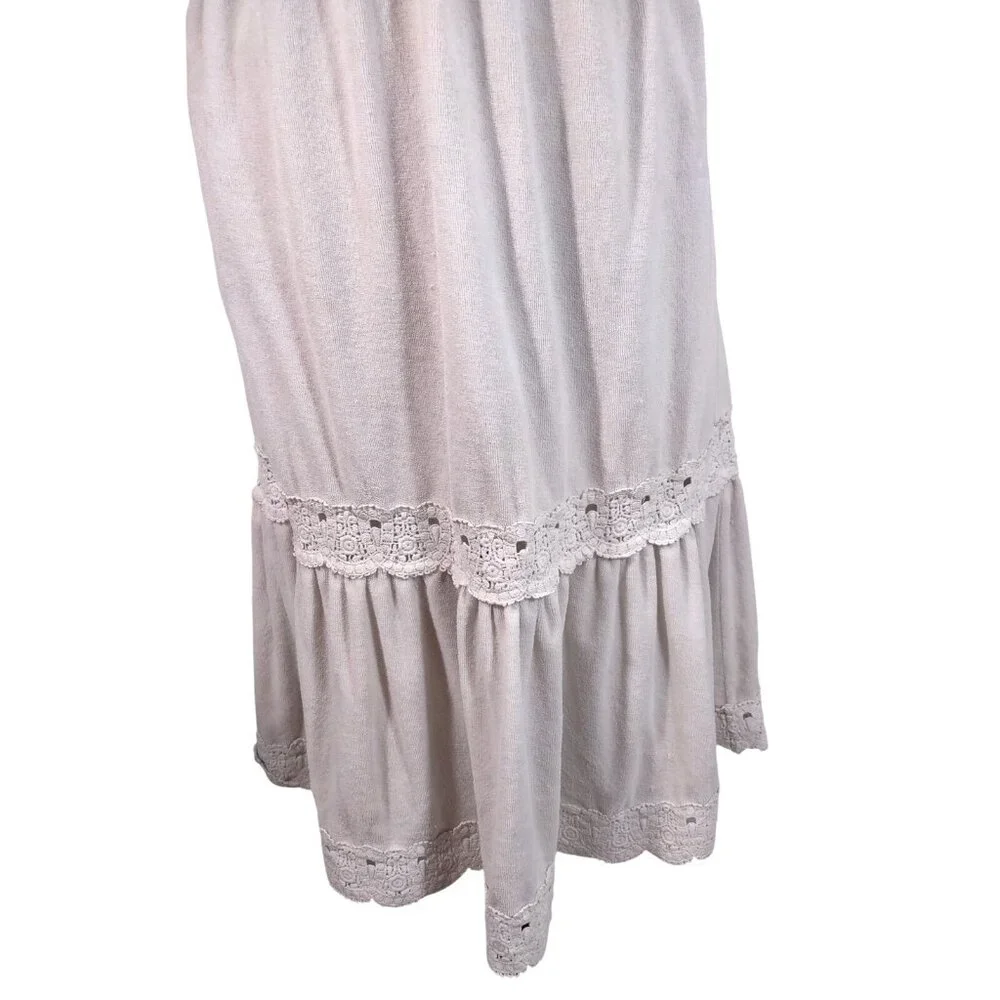 VTG Y2K Juicy Couture Baby Doll Dress Women’s White Terry Cloth Coverup Beachy - Picture 2 of 7